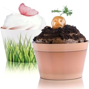 Cupcake Wraper Planter Setreversable